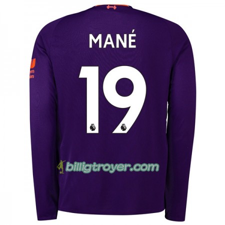 Billige Fotballdrakter Liverpool Mane 19 Bortedraktsett 2018/19 Langermet